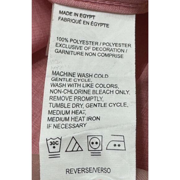 IZOD Fishing Shirt Men's Size XXL Pink Hiking Outdoor Vented Polyester UPF - Picture 8 of 8